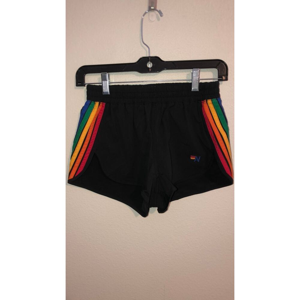 Aviator Nation 5 stripe flex jogger shorts XS ($169 new) - Picture 2 of 6
